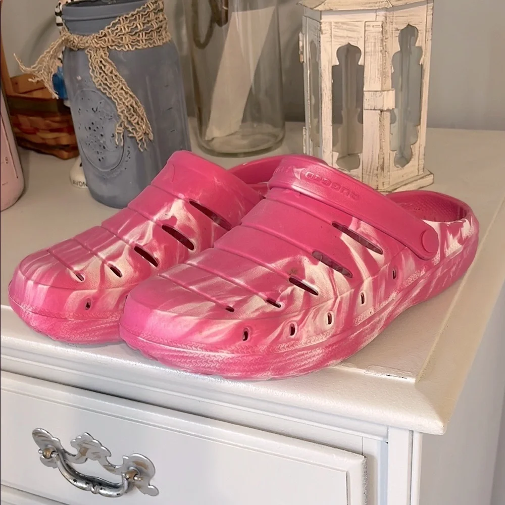 Kids Pink Beach Clogs